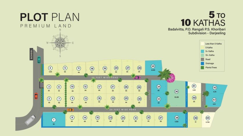 Kanchenjunga Village - Plot Map